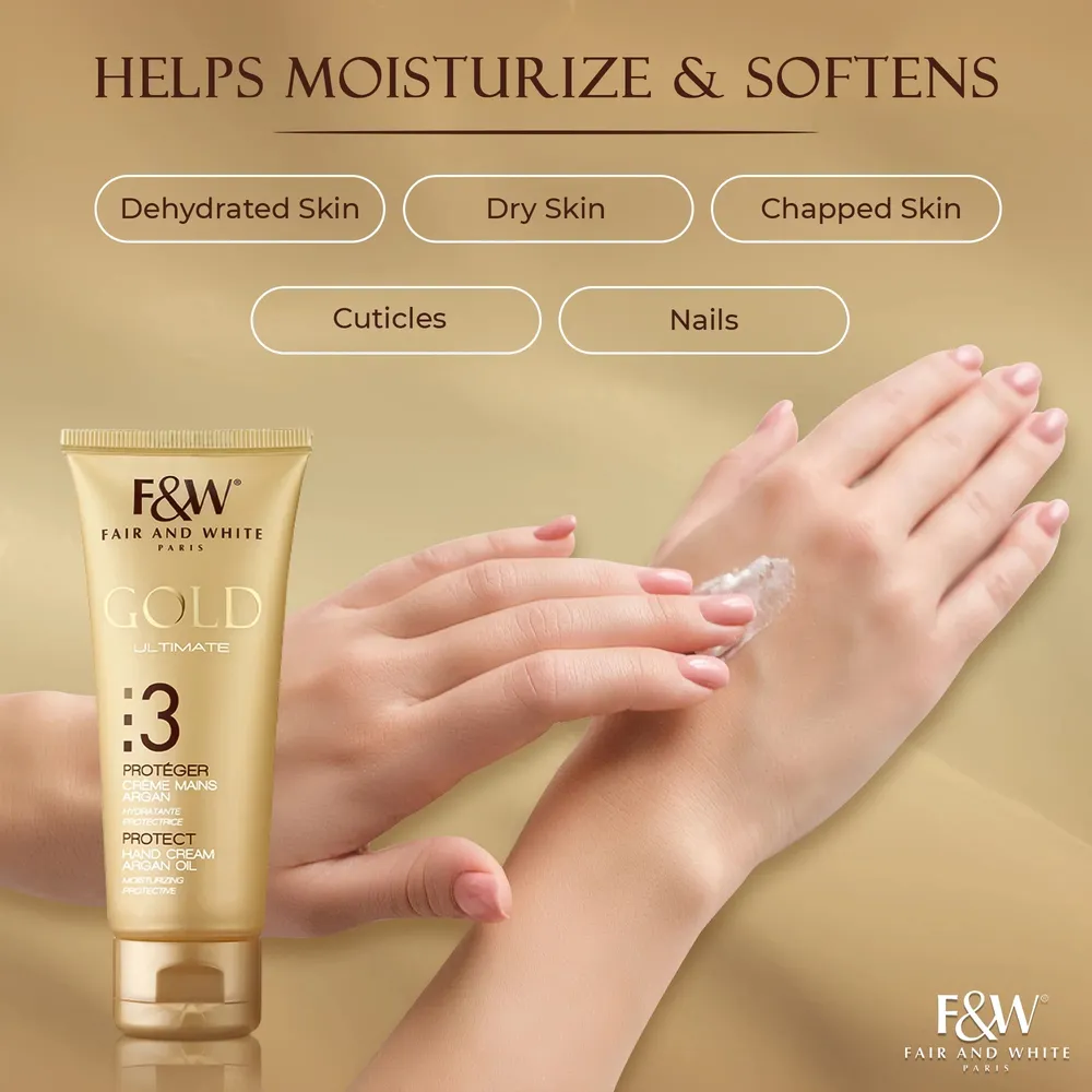 Gold Hand Cream with Argan Oil –  75ml - Image 5