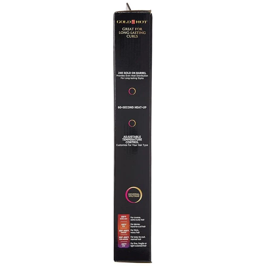 Gold 'N Hot 1/2" Curling Iron - Image 3