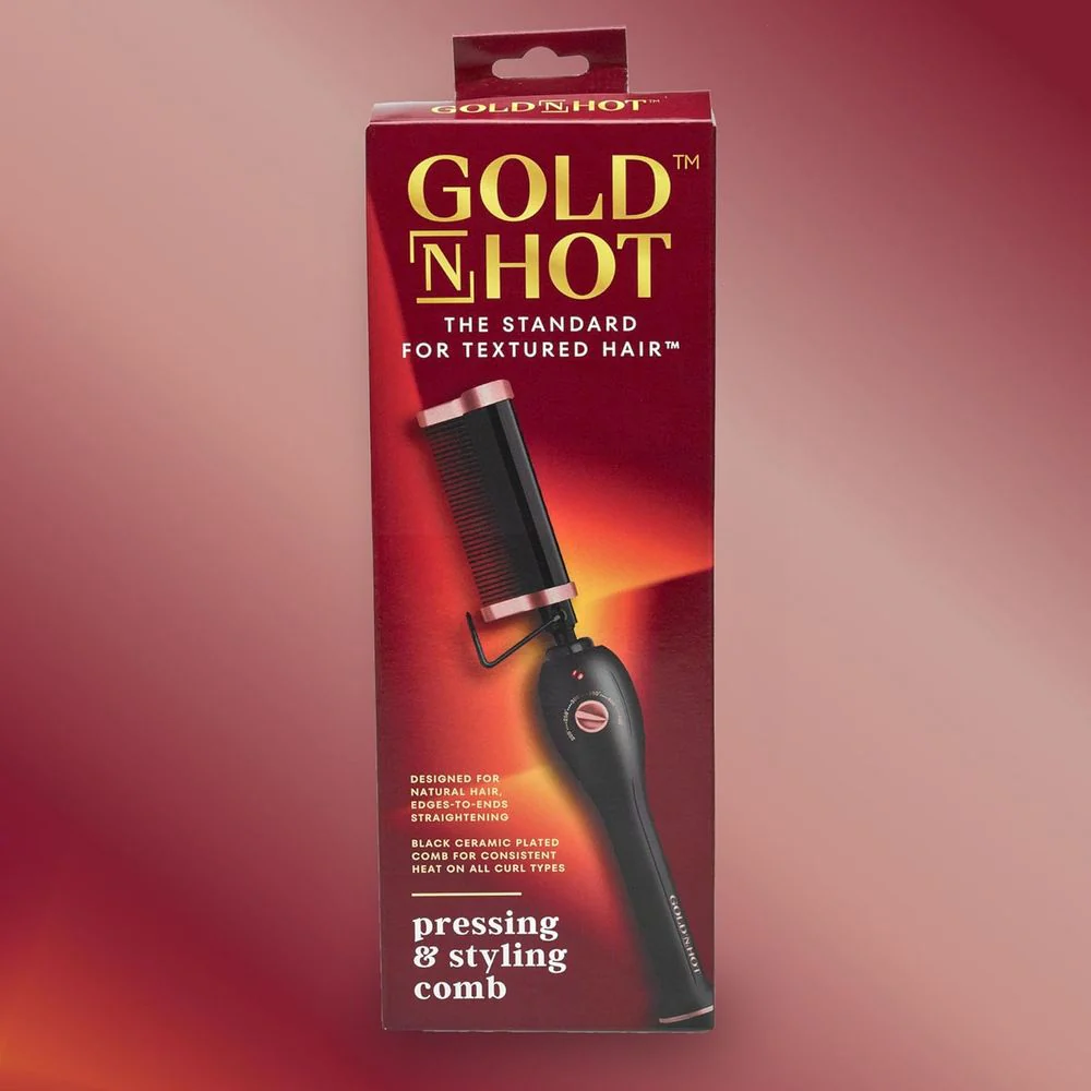 Gold 'N Hot Pressing & Styling Comb - Image 2