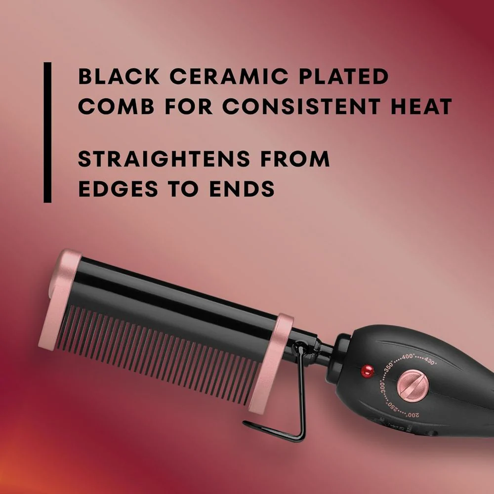 Gold 'N Hot Pressing & Styling Comb - Image 3