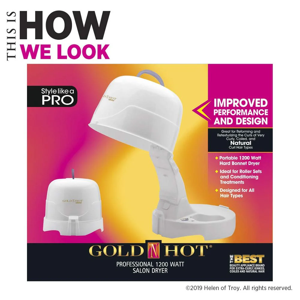 Gold N Hot Professional 1200 Watt Salon Dryer - Image 5