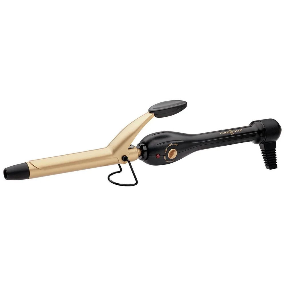 Gold 'N Hot Professional Spring-Grip Curling Iron, 3/4 Inch - Image 2