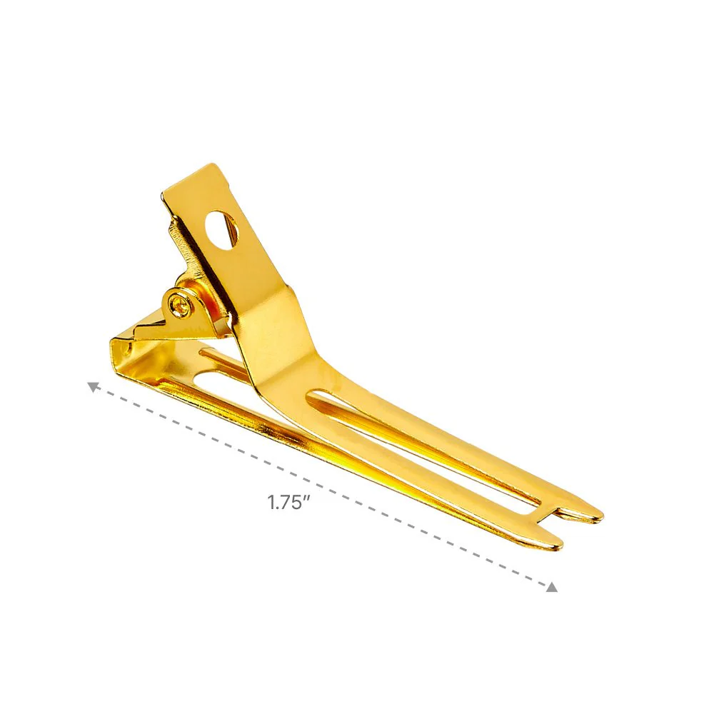 Gold Slide-In Prong Clips –  35pcs / 70pcs - Image 4