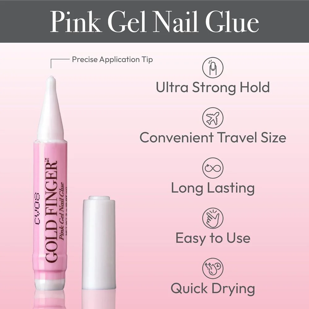 Goldfinger Pro Nail Glue – 5-Pack - Image 3