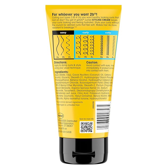Got2B Curled Styling Cream 6oz - Image 2