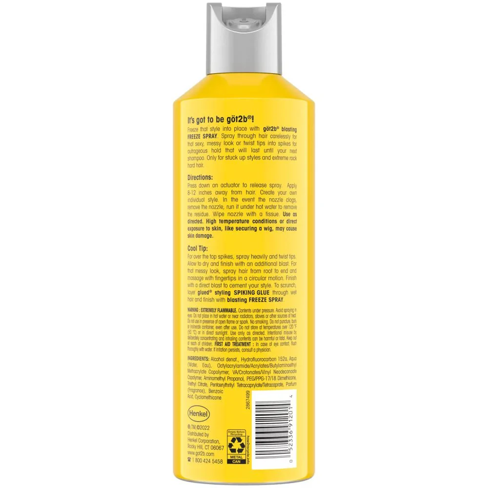 got2B Glued Blasting Freeze Hair Spray - Screaming Hold - Image 2