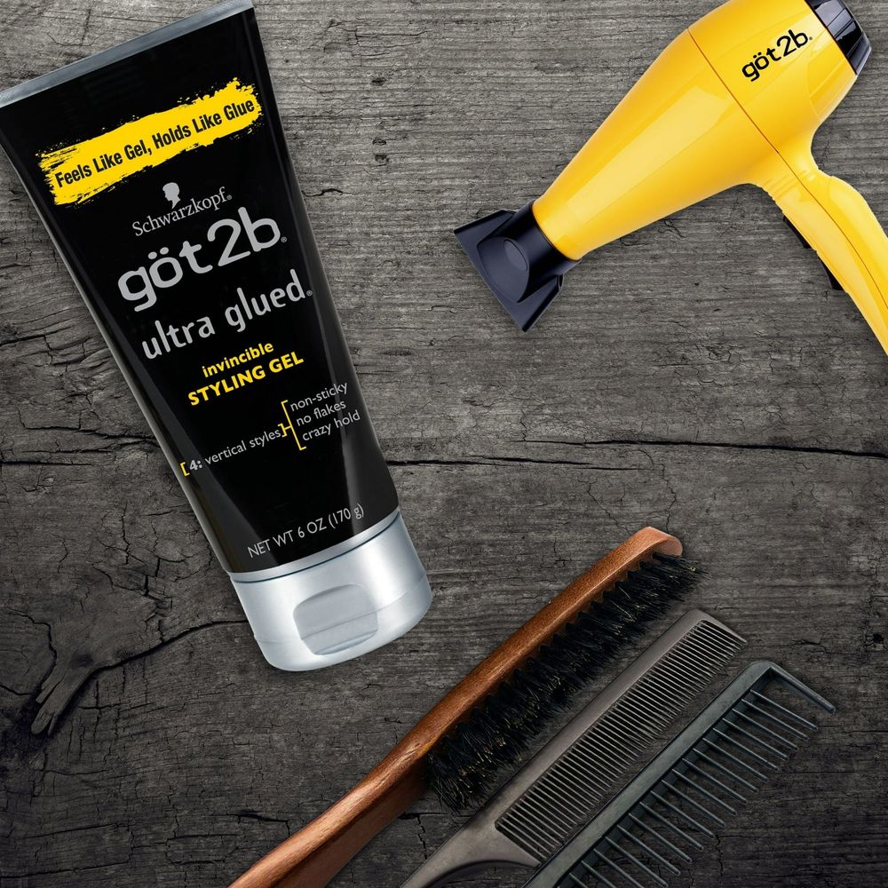 Got2b Ultra Glued Invincible Styling Hair Gel - 6 oz - Image 6