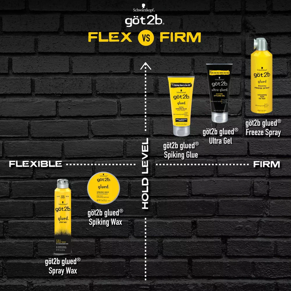 Got2b Glued Styling Spiking Hair Gel - Screaming Hold - Image 5