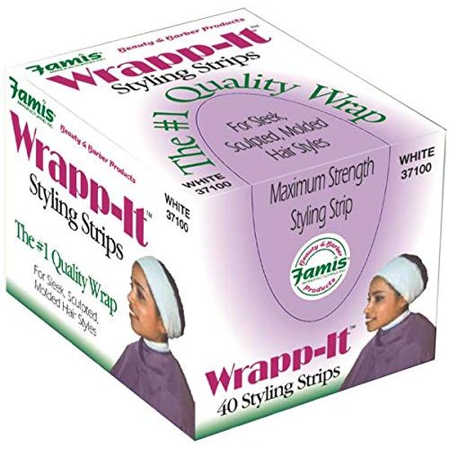 Graham Wrapp-It Styling Strips – Black / White – 40 Strips - Image 2