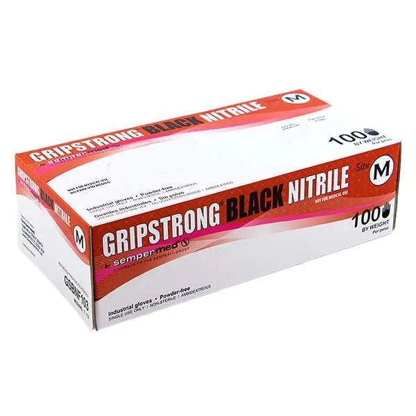Grip Strong Black Nitrile Gloves – Durable Protective Gloves - Image 2