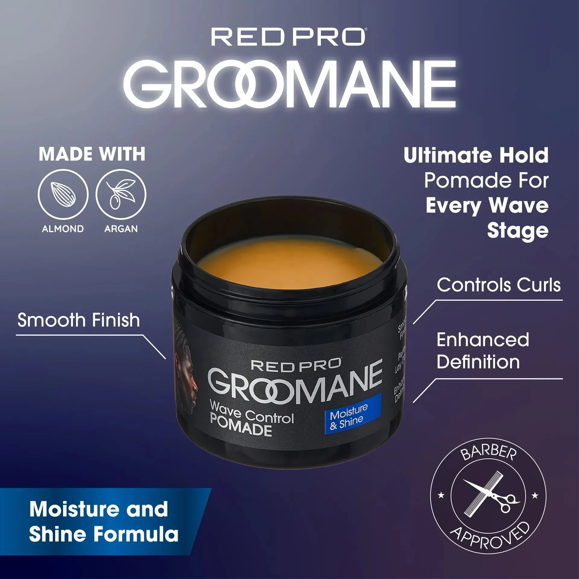 Groomane Wave Control Pomade – 3oz - Image 6