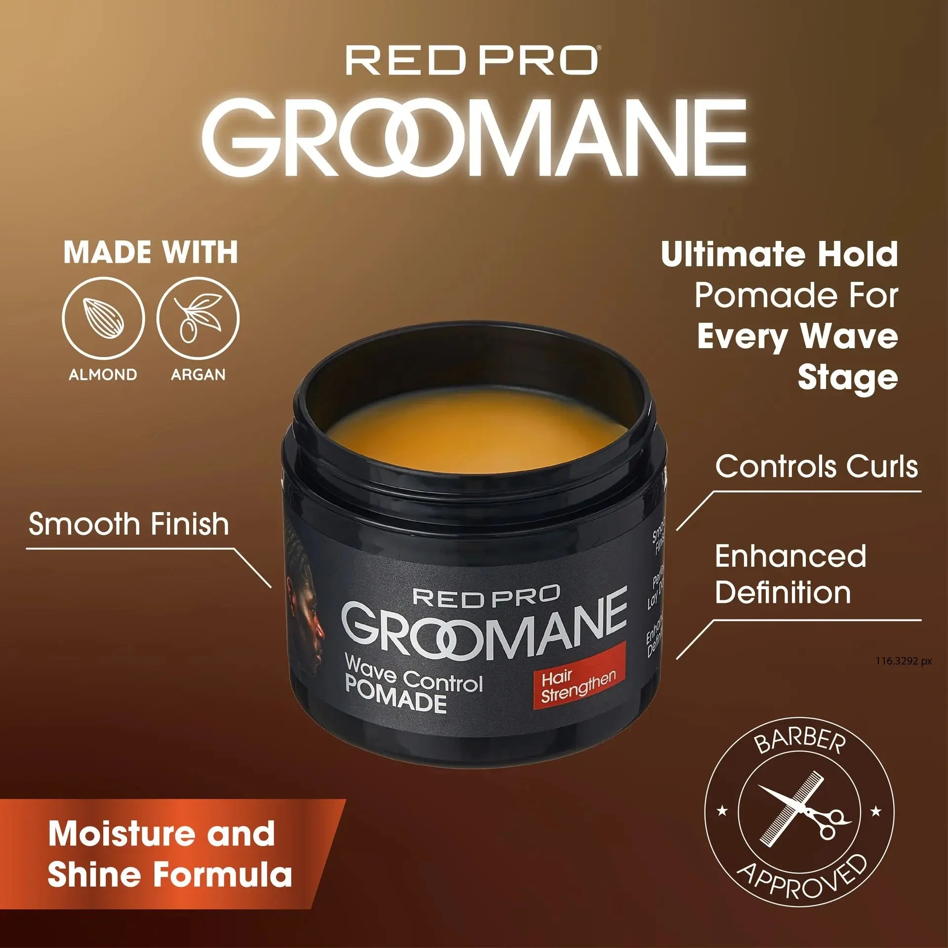 Groomane Wave Control Pomade – 3oz - Image 8