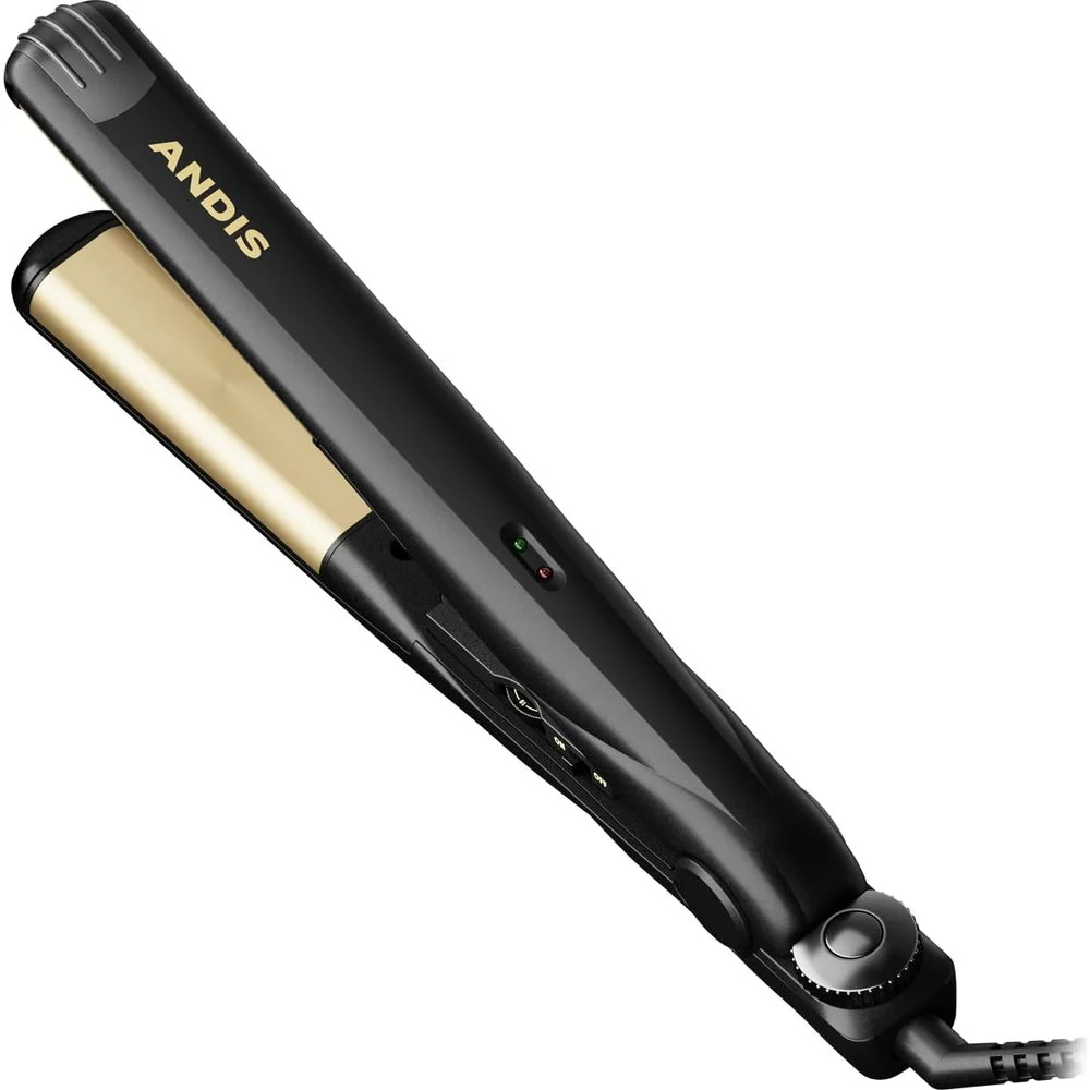 Andis 1" Ceramic Curved Edge Flat Iron β Smooth, Curl & Flip Hair