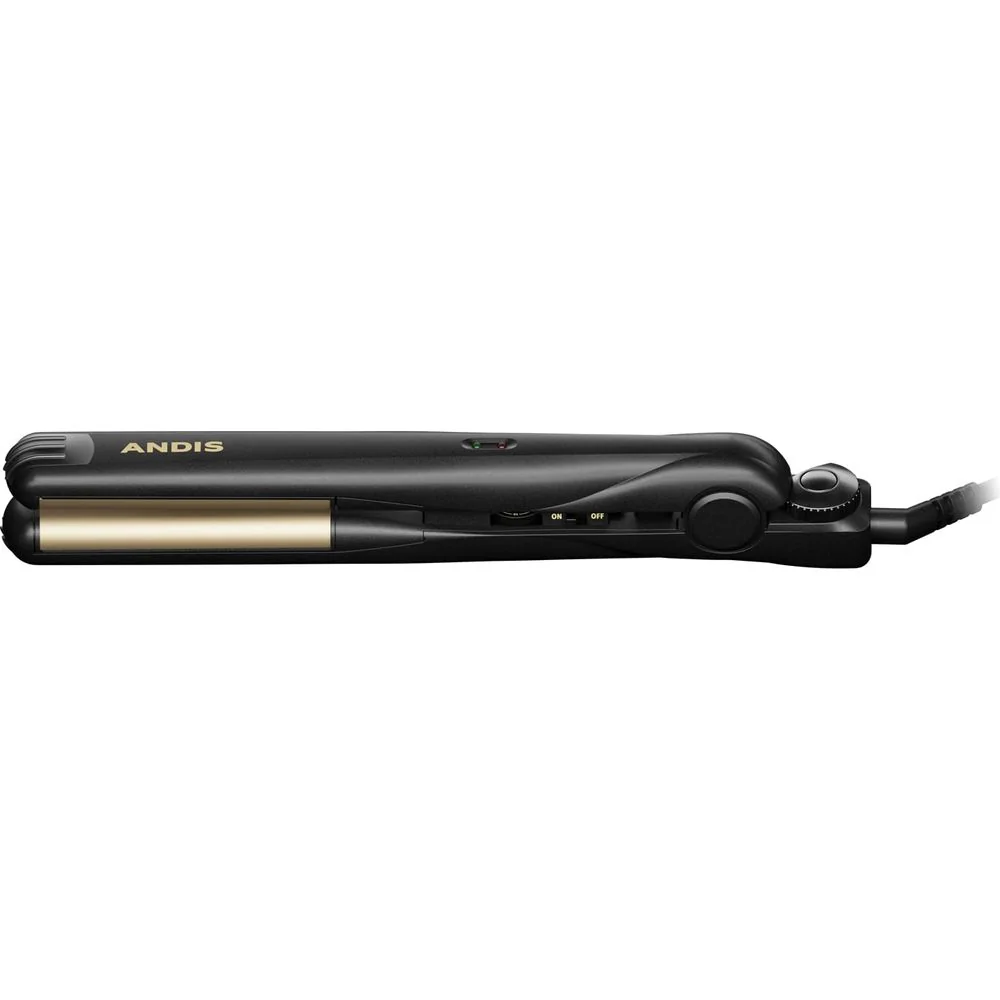 Andis 1" Ceramic Curved Edge Flat Iron β Smooth, Curl & Flip Hair - Image 3