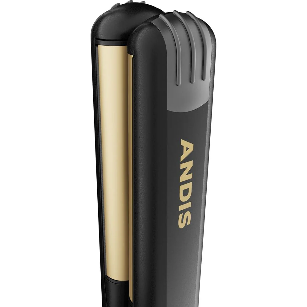 Andis 1" Ceramic Curved Edge Flat Iron β Smooth, Curl & Flip Hair - Image 4