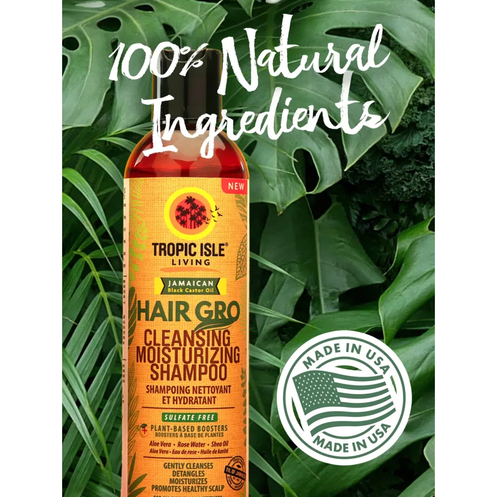 Tropic Isle Hair Gro Cleansing & Moisturizing Duo – 8 oz - Image 3