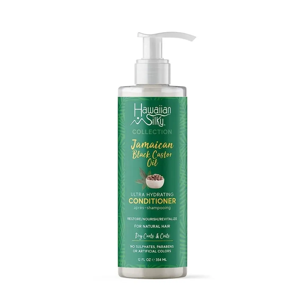 Hawaiian Silky Jamaican Black Castor Oil Ultra Hydrating Shampoo & Conditioner - Image 2