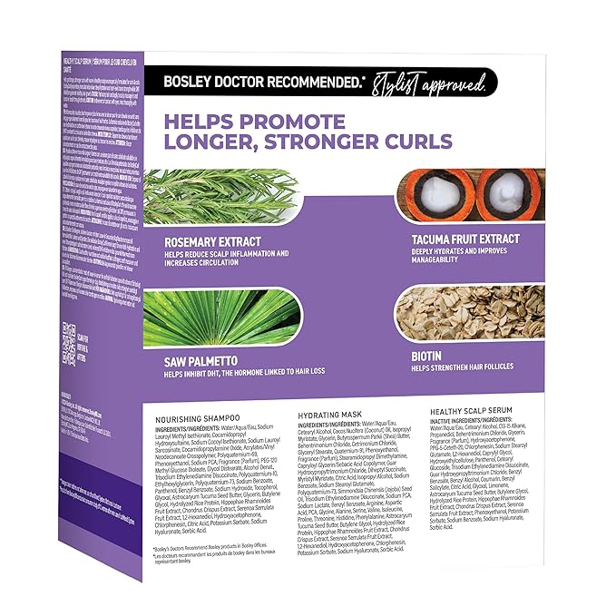 Bosley Curl Ultra Hydrating System β 3-Step Kit - Image 7