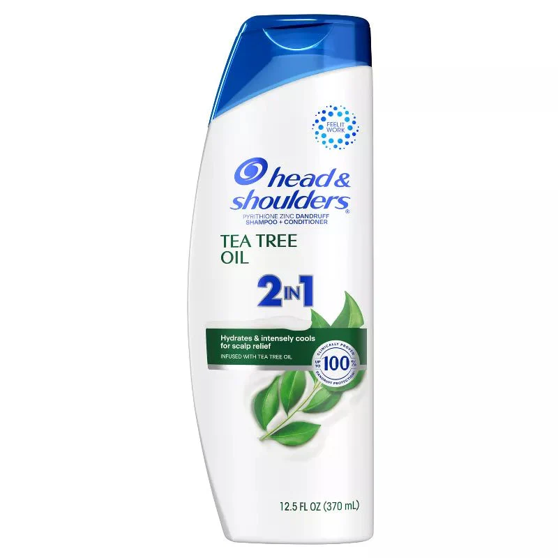 Head & Shoulders 2-in-1 Anti-Dandruff Shampoo and Conditioner - Tea Tree Oil 12.5 fl oz