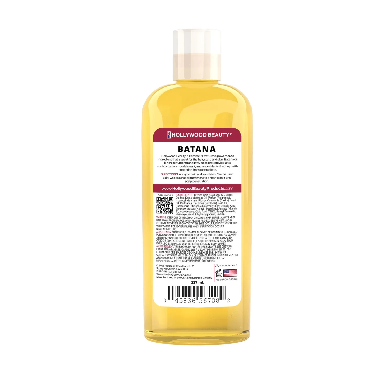 Hollywood Beauty Batana Oil Blend - 8 oz - Image 5