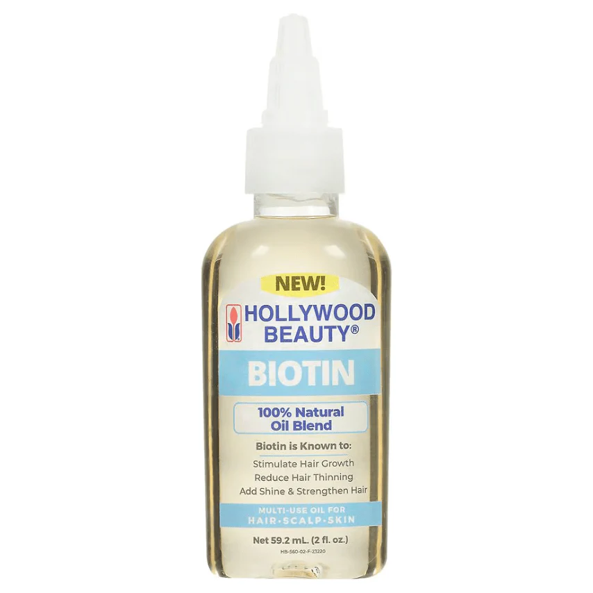 Hollywood Beauty Hair, Scalp & Skin Oil - Biotin Boost 2oz - Image 7