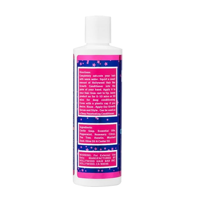 Hollywood Hair Bar Growth Shampoo and Conditioner Set - 8 oz Each - Image 6