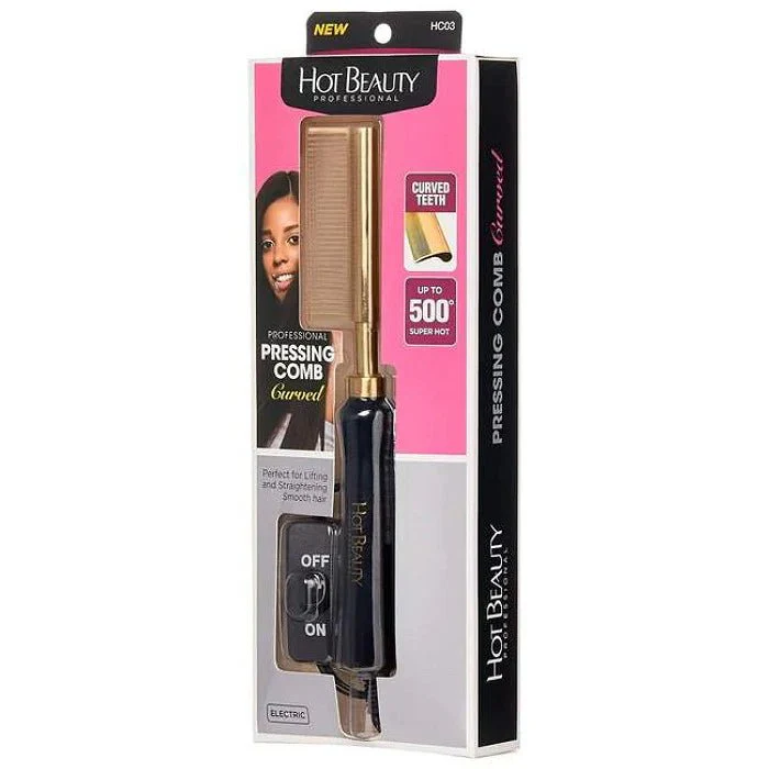 Hot Beauty Curved Hot Comb HC03 - Image 3