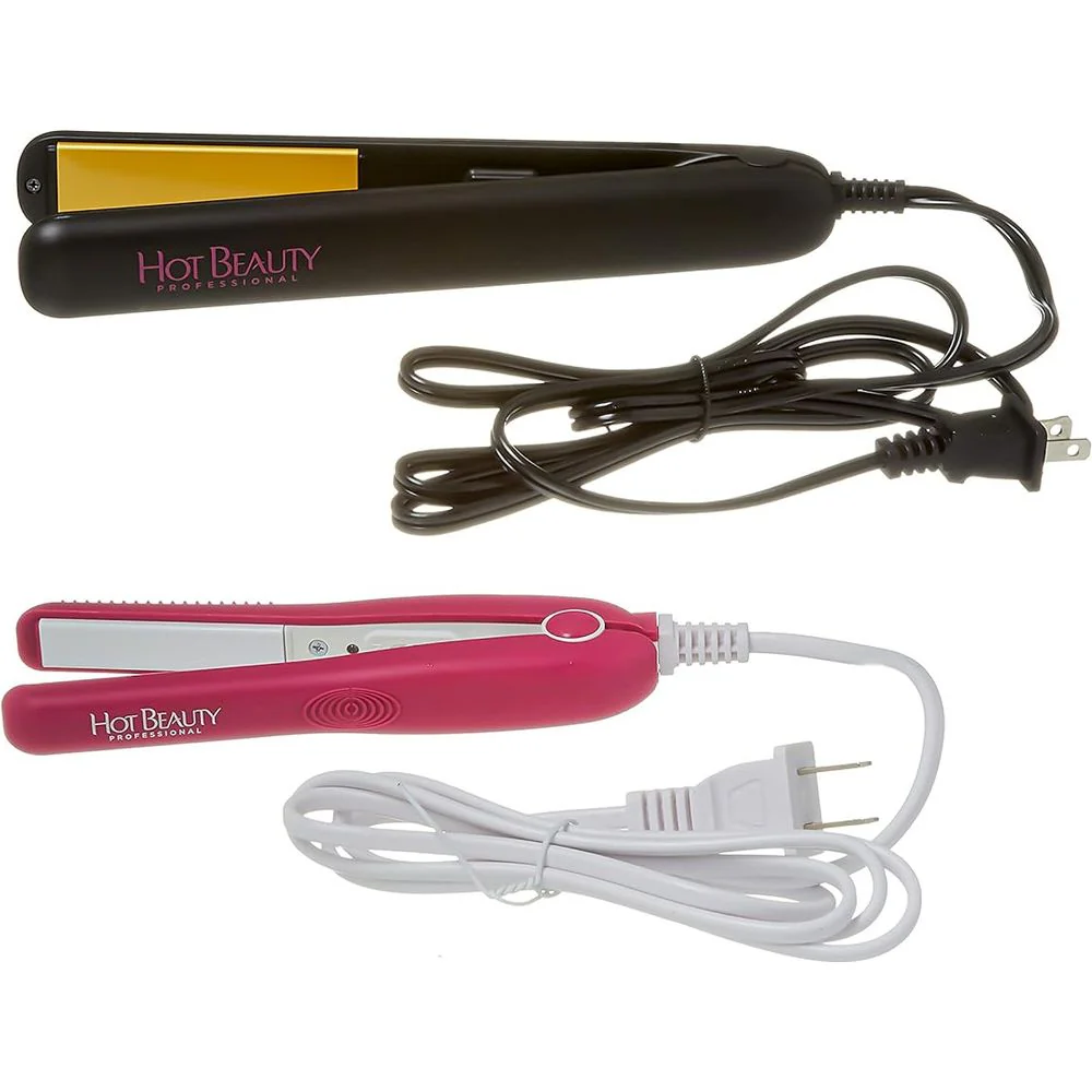 Hot Beauty Ceramic Flat Irons – Combo Pack