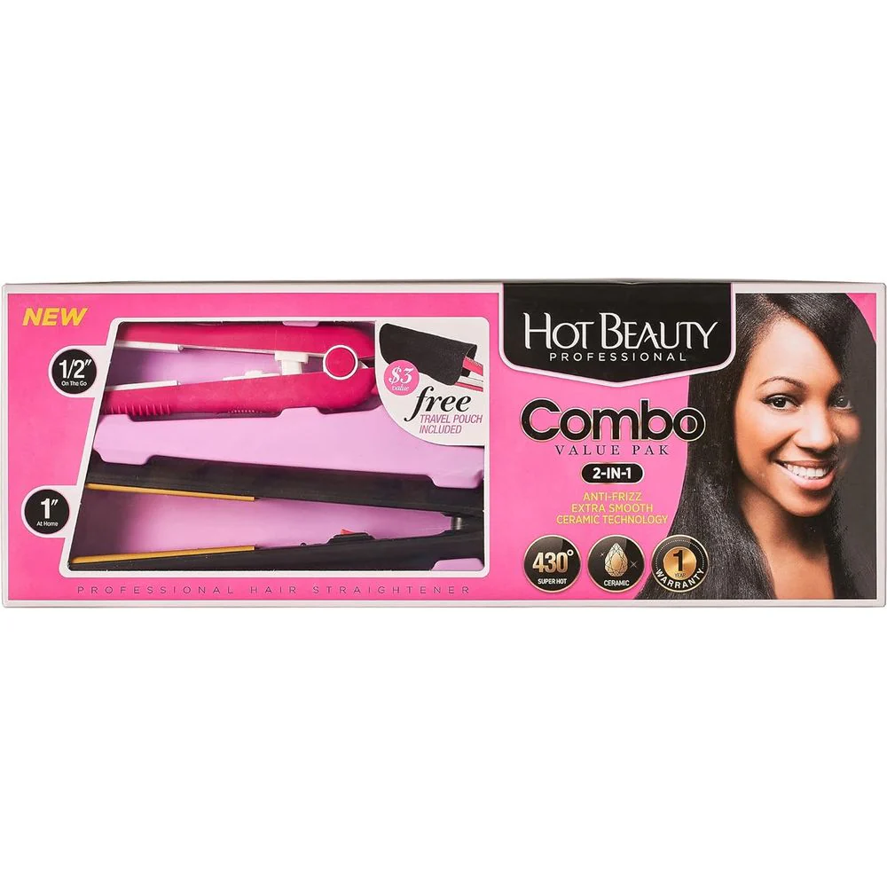Hot Beauty Ceramic Flat Irons – Combo Pack - Image 3