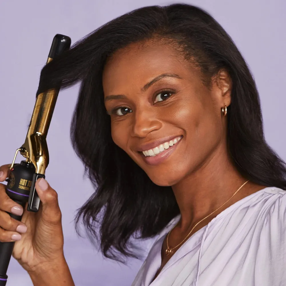 Hot Tools Gold Spring Curling Iron 1" - Image 5
