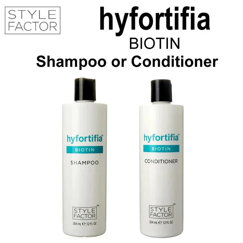 Hyfortifia Biotin Shampoo & Conditioner ā 12oz - Image 2