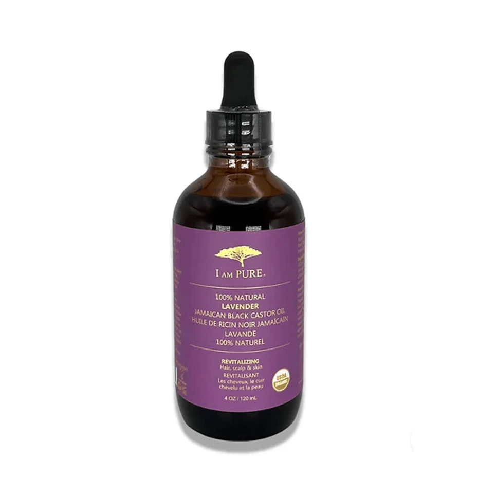 I Am Pure Jamaican Black Lavender & Castor Oil – 4oz & 8oz