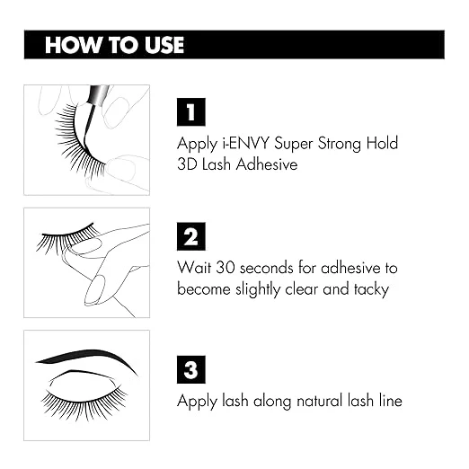 i-Envy by KISS Super Strong Hold 3D Strip Lash Glue - 5g - Image 8