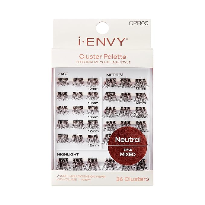 i-ENVY Cluster Palette Lash Refill β Neutral (10β15mm) - Image 5