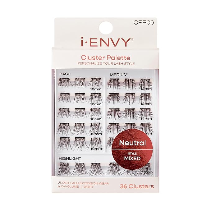 i-ENVY Cluster Palette Lash Refill β Neutral (10β15mm) - Image 6