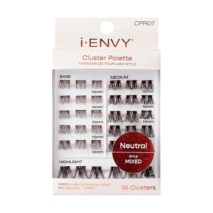 i-ENVY Cluster Palette Lash Refill β Neutral (10β15mm) - Image 7