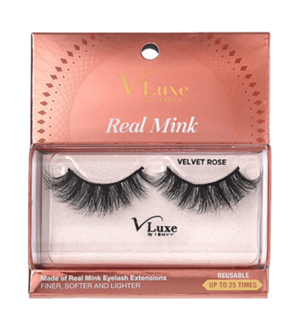 I-Envy VLuxe Real Mink Lashes – High Volume 25MM - Image 3