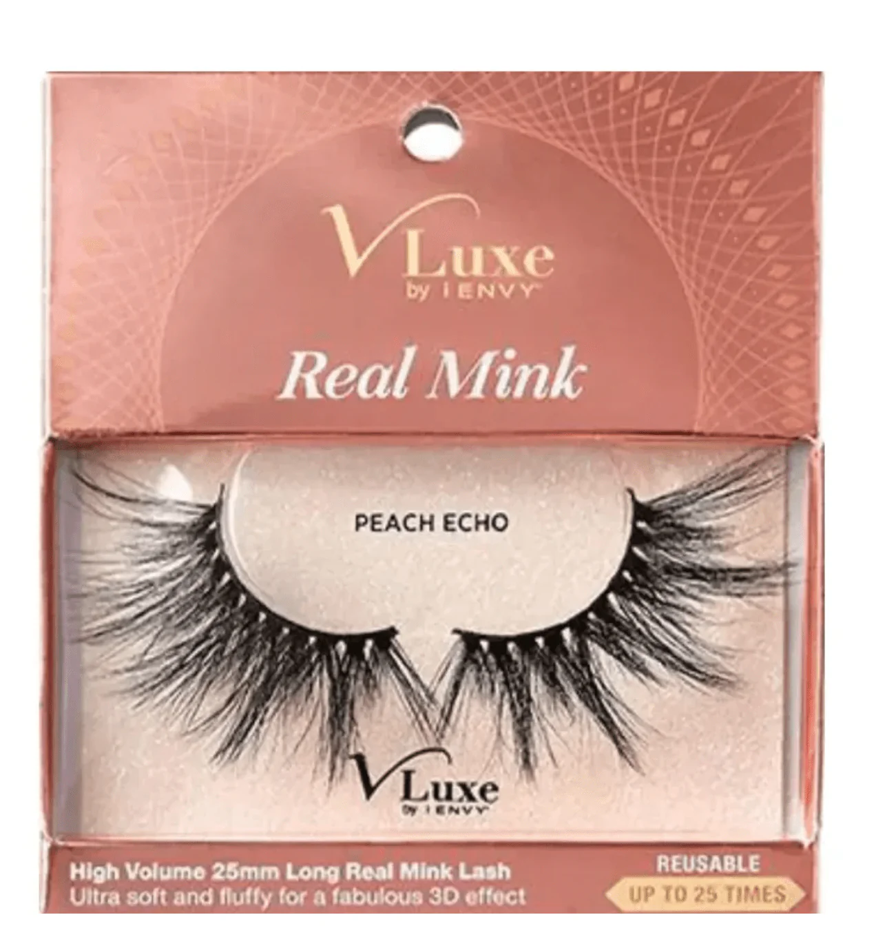 I-Envy VLuxe Real Mink Lashes – High Volume 25MM - Image 4