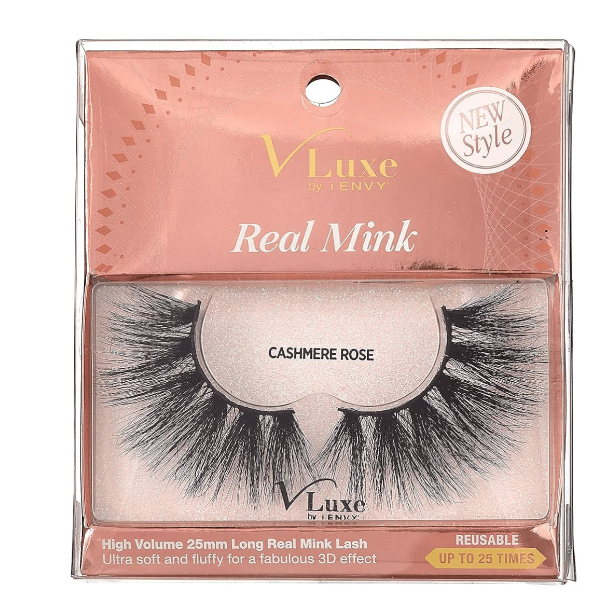 I-Envy VLuxe Real Mink Lashes – High Volume 25MM - Image 5