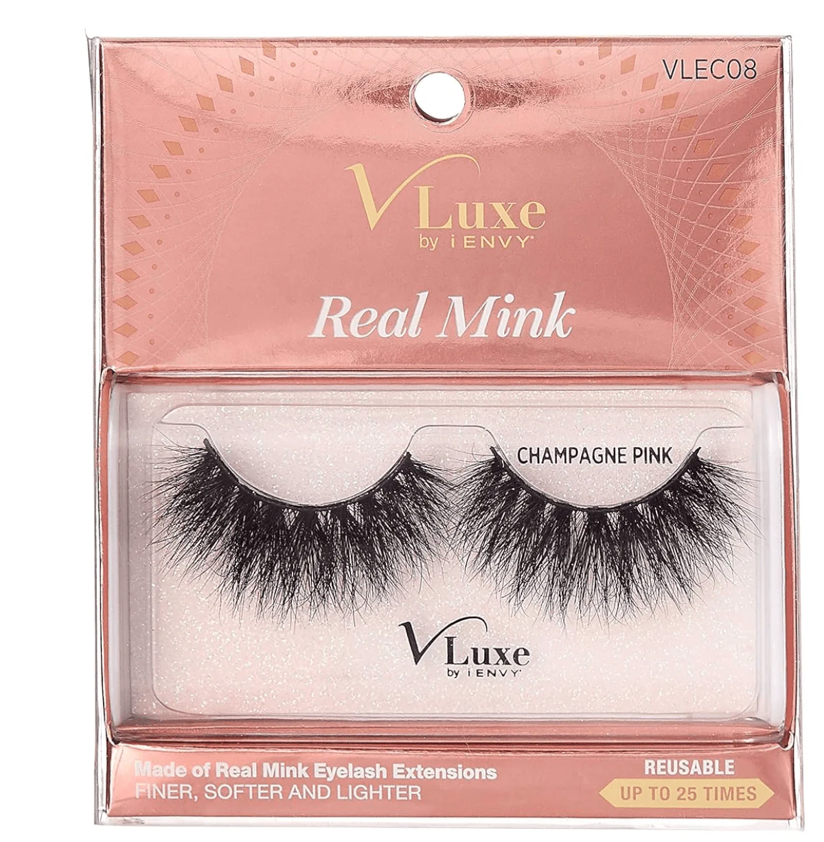 I-Envy VLuxe Real Mink Lashes – High Volume 25MM - Image 6
