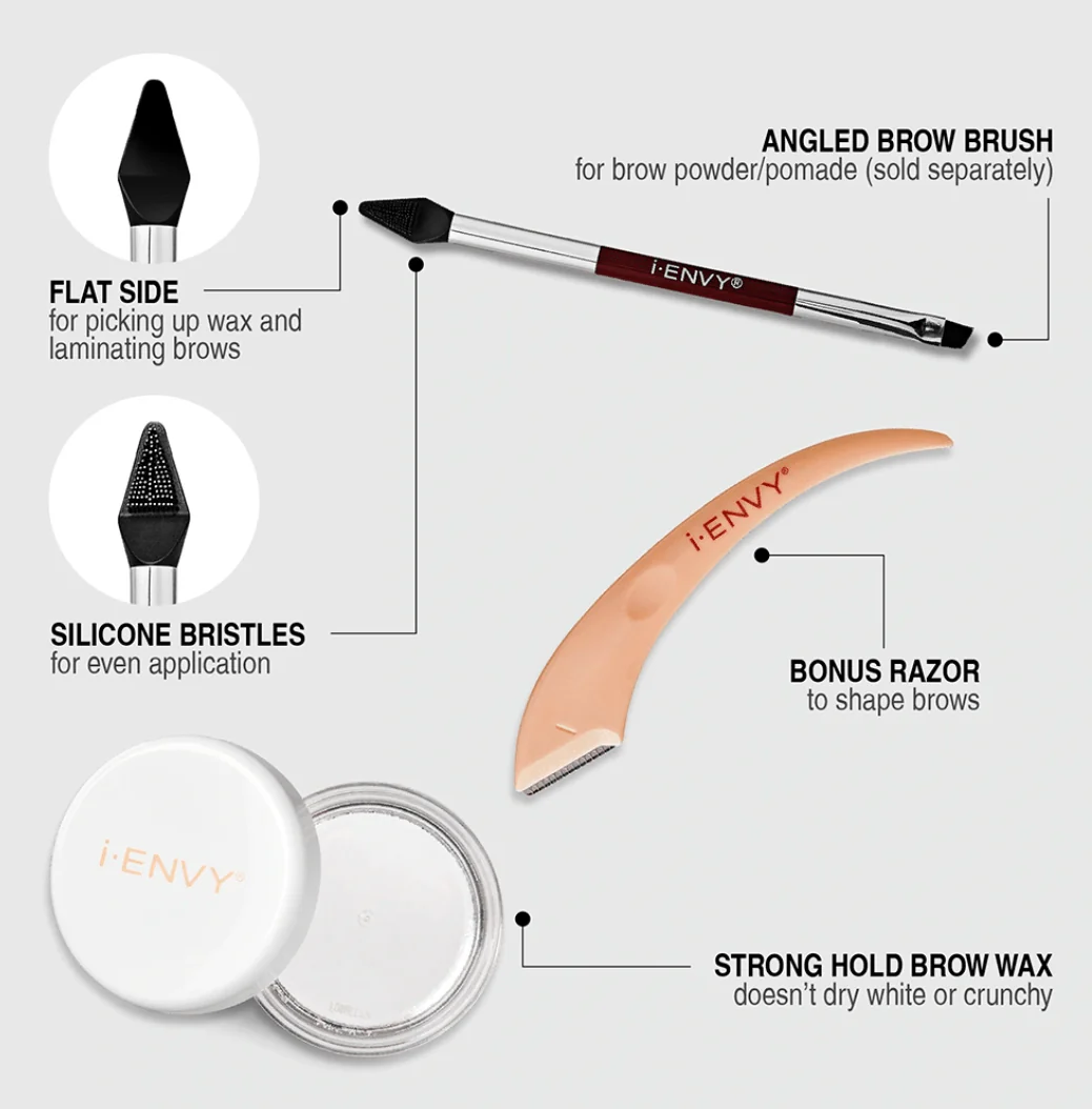iENVY Brow All-In-One Lamination & Styling Kit - 9.5g - Image 10