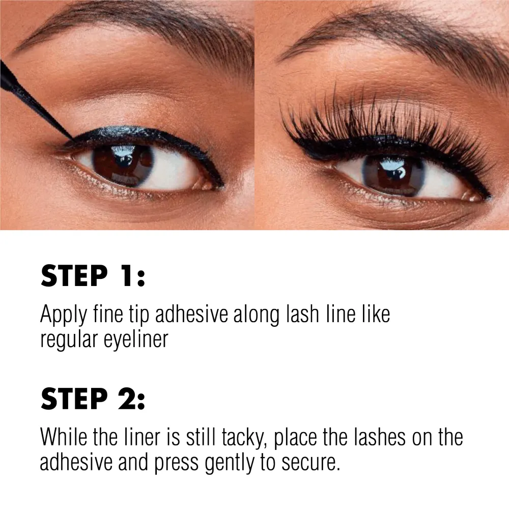 IENVY by KISS 2-in-1 Brush-On Eyeliner Lash Glue - Image 2