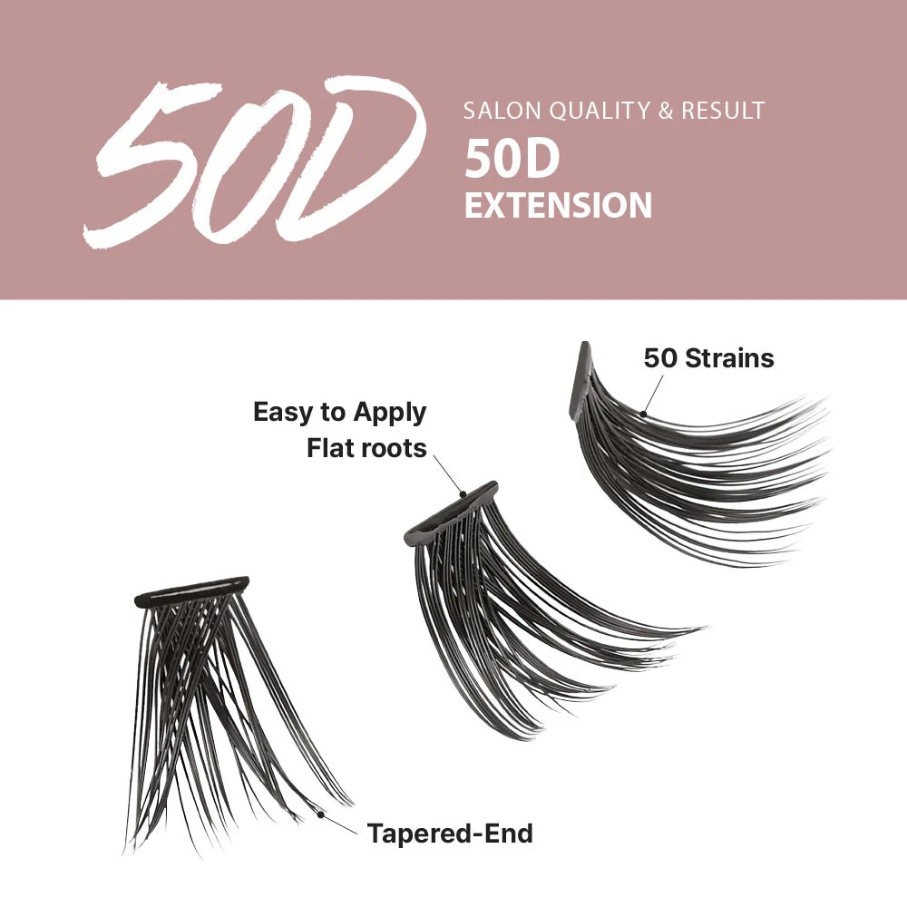 iEnvy by Kiss 50D Lash Extension Clusters - Image 2