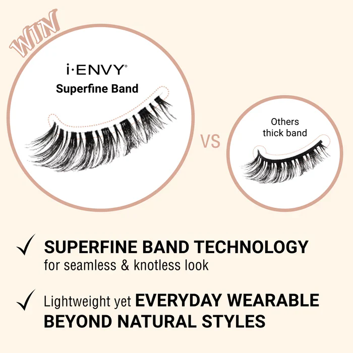 iEnvy by Kiss Bare Lashes with Superfine Band - Image 4