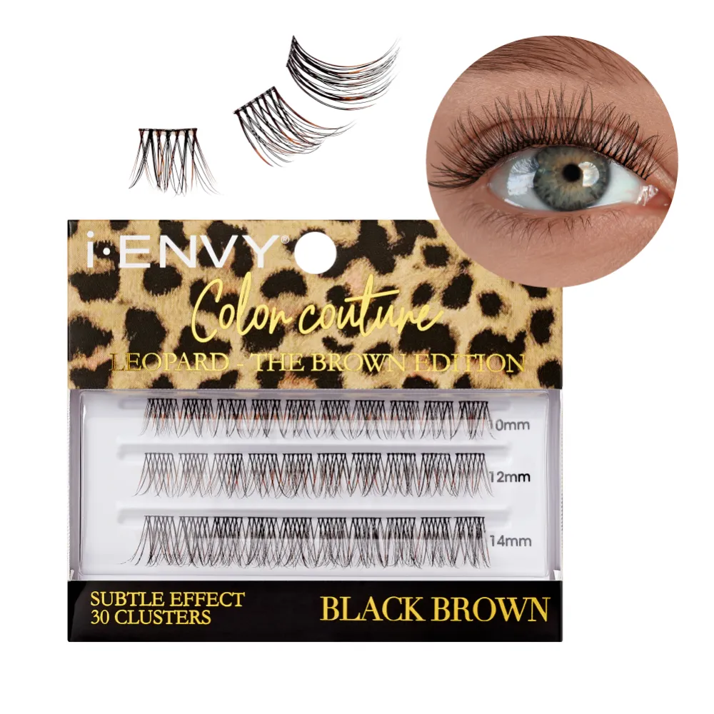 iEnvy by Kiss Color Couture Faux Mink Lash Clusters – Leopard Series - Image 7