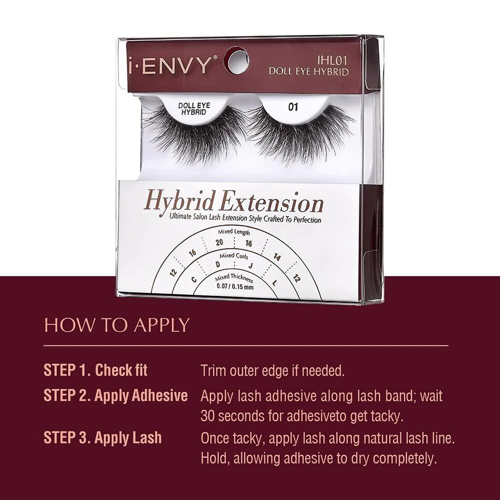 iEnvy by Kiss Hybrid Extension Lashes