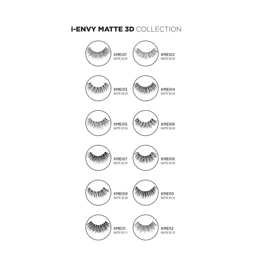 iEnvy by Kiss Matte 3D Lashes – Soft - Image 2