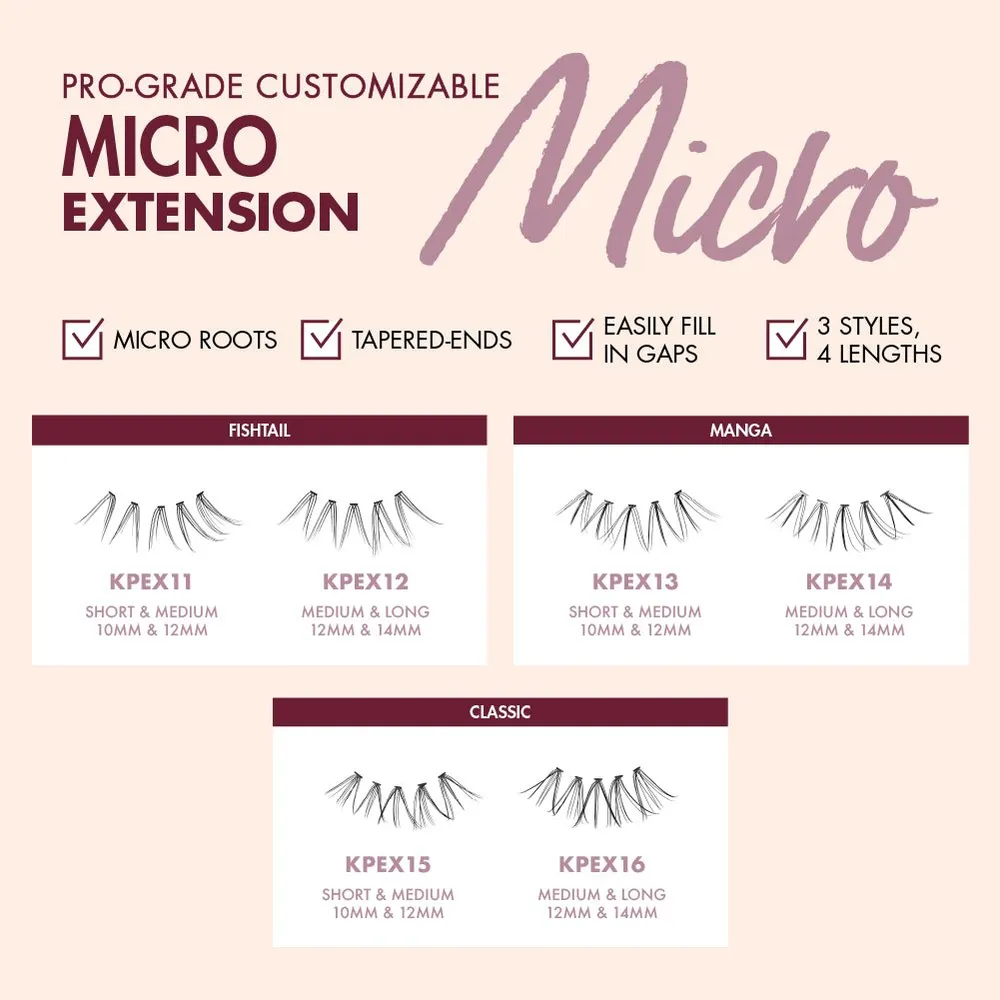 iEnvy by Kiss Micro Extension Lash Clusters – 92pcs - Image 3