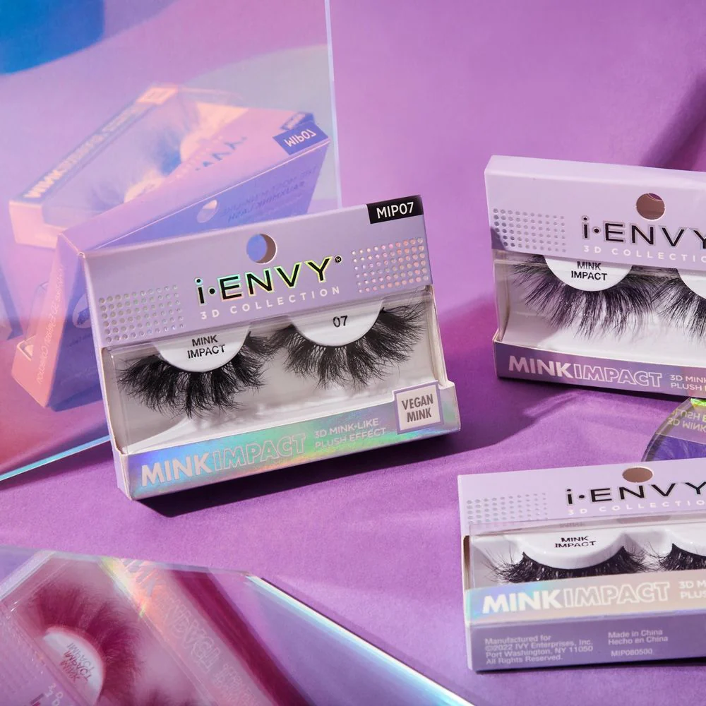 IENVY BY KISS Mink Impact Lashes - Faux Mink Lashes - Image 2