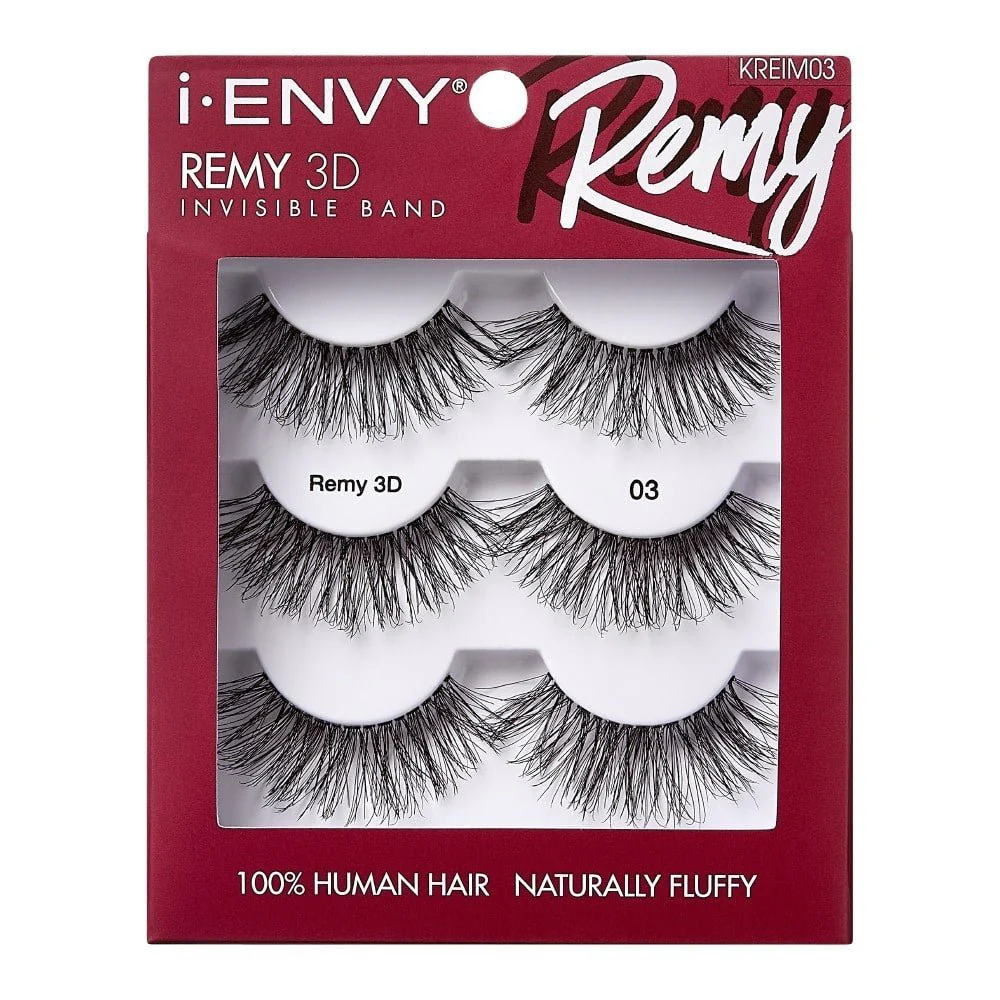 IENVY by KISS Remy 3D Lashes – 100% Human Remy Hair - Image 4